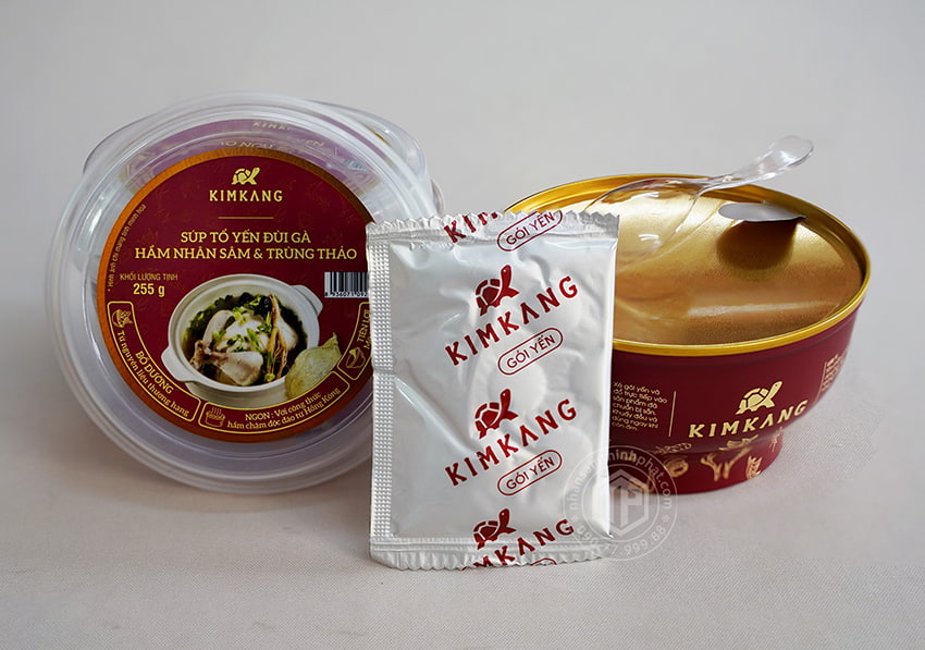 Súp tổ yến đùi gà nhân sâm đông trùng 1 chén