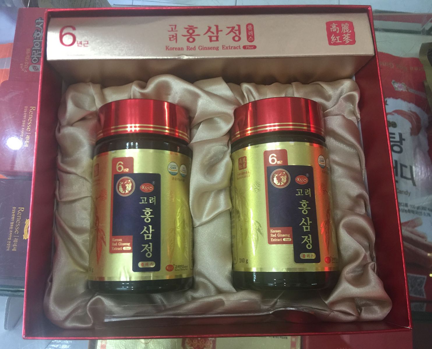 Cao hồng sâm 6 năm tuổi KGS Hàn Quốc hộp 2 lọ x 240g​