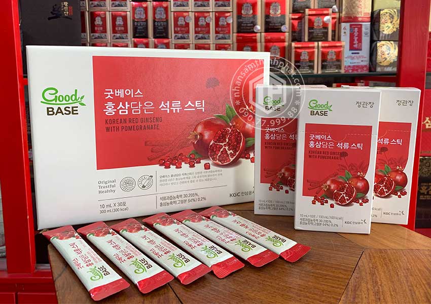 Nước hồng sâm lựu cao cấp KGC Hàn Quốc 30 gói x 10ml