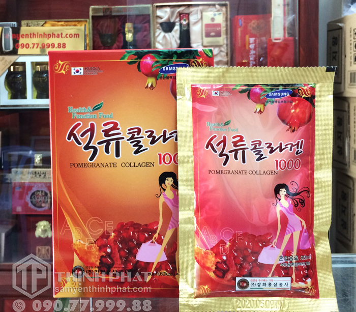 Nước ép lựu collagen Kanghwa Hàn Quốc 30 gói x 80ml