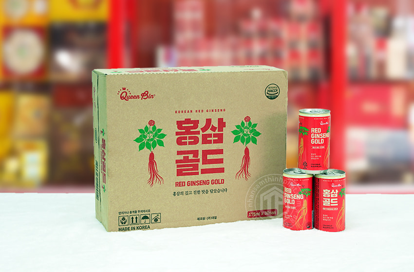 Nước hồng sâm Bio Hàn Quốc thùng 30 lon
