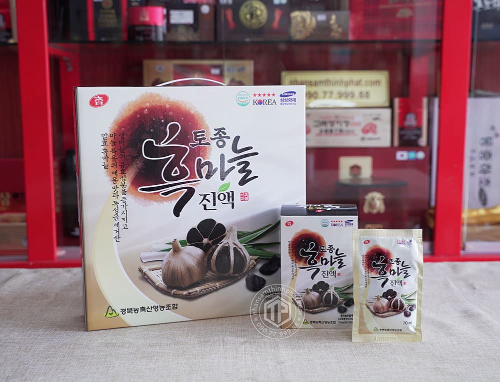 Tinh Chất Tỏi Đen Kanghwa Hàn Quốc hộp 30 gói x 70ml 