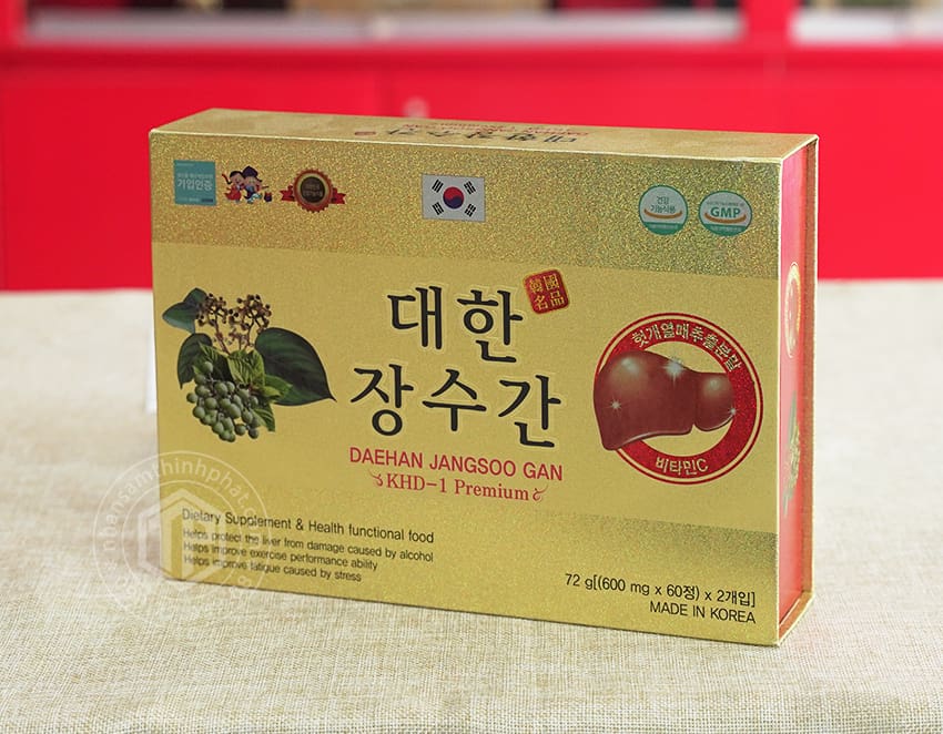 Viên uống bổ gan Daehan Hàn Quốc hộp 120 viên