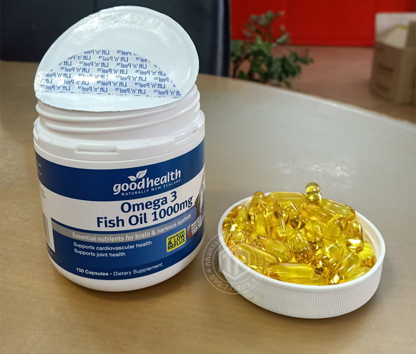 Viên uống Omega 3 Fish Oil 1000mg 150 viên Good Health