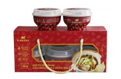 Súp tổ yến đùi gà nhân sâm đông trùng hộp 6 chén x 255g