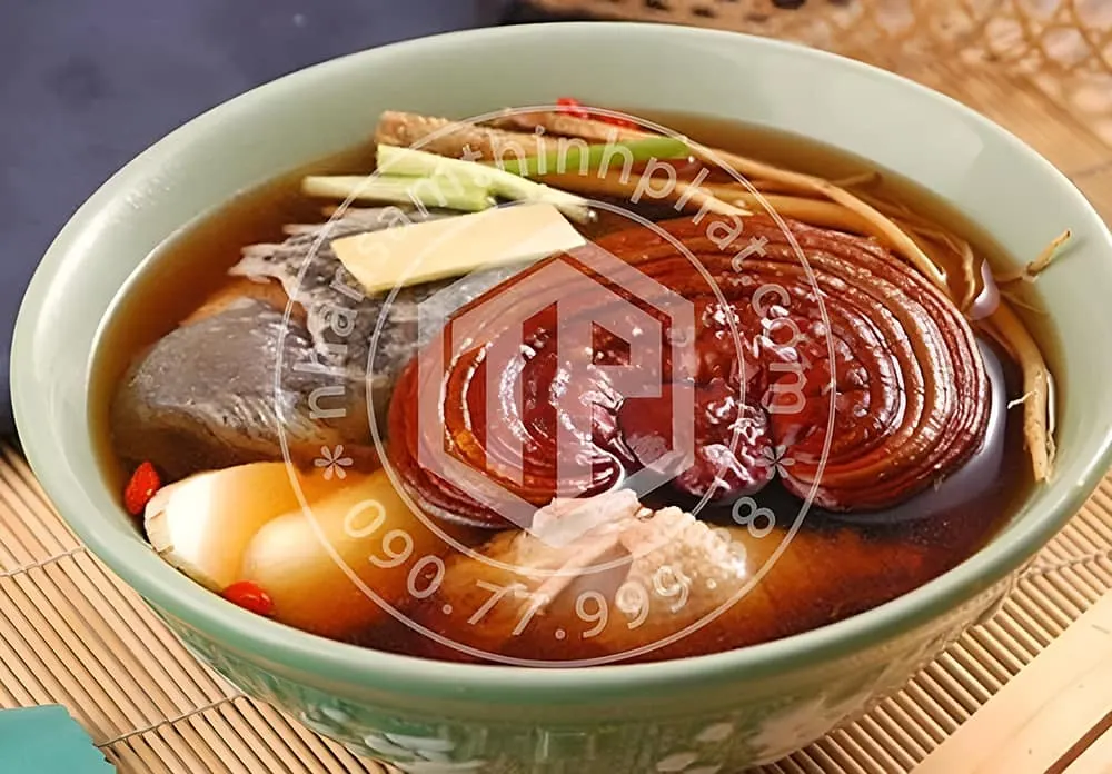 Canh nấm linh chi Hàn Quốc Canh nấm linh chi Hàn Quốc