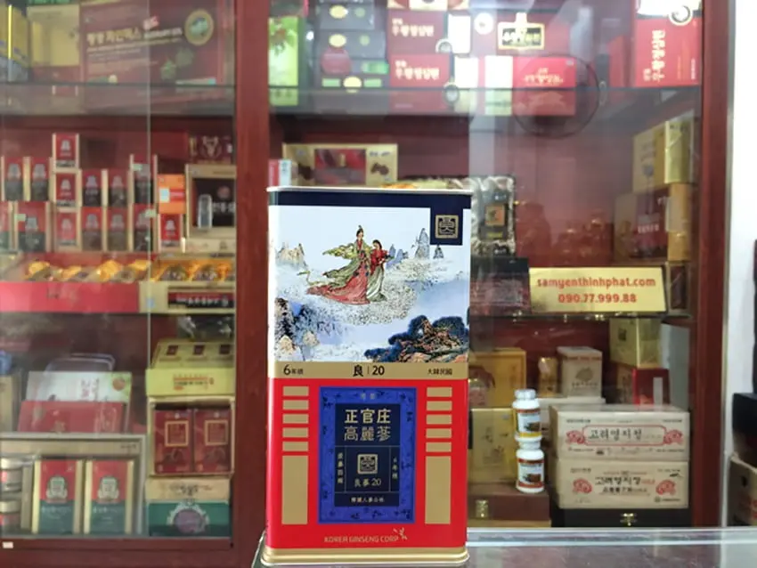 Hồng sâm củ khô thương hiệu Sâm chính phủ Hàn Quốc KGC với đa dạng chủng loại, kích thước bao bì với nhiều mức giá cho khách hàng lựa chọn