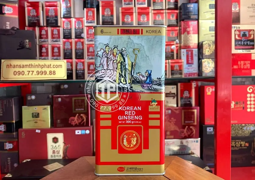 Hồng sâm KGS có hàm lượng Saponin cao, rất tốt cho người cao tuổi, người hay bệnh vặt.