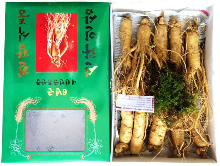 Nhân sâm tươi Hàn Quốc loại 10 củ 1 kg
