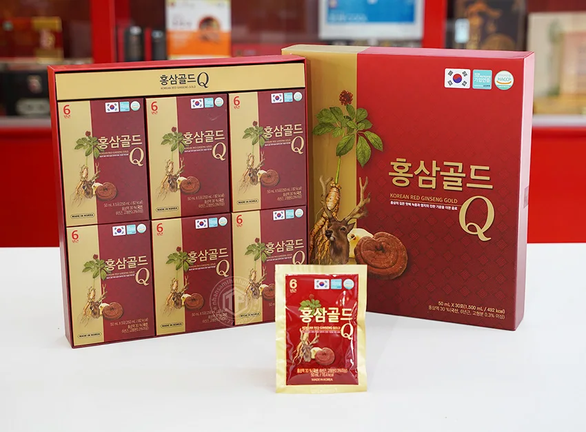 Nước hồng sâm nhung hươu linh chi