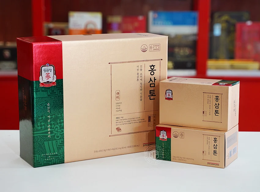 Nước hồng sâm Plus Mild 60 gói Sâm Chính phủ Hàn Quốc cao cấp