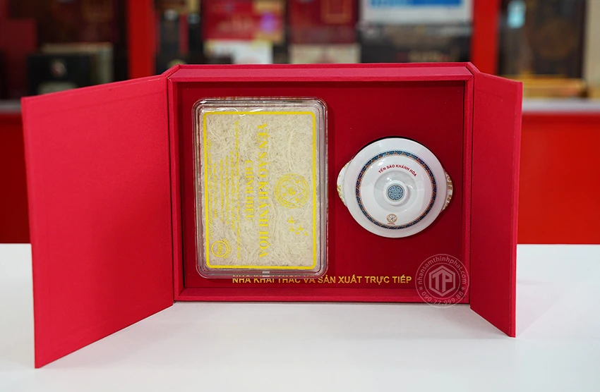 Tổ Yến Sào Khánh Hòa yến đảo thiên nhiên mẫu hộp quà tặng 100g - 014G Tổ Yến Sào Khánh Hòa yến đảo thiên nhiên mẫu hộp quà tặng 100g - 014G