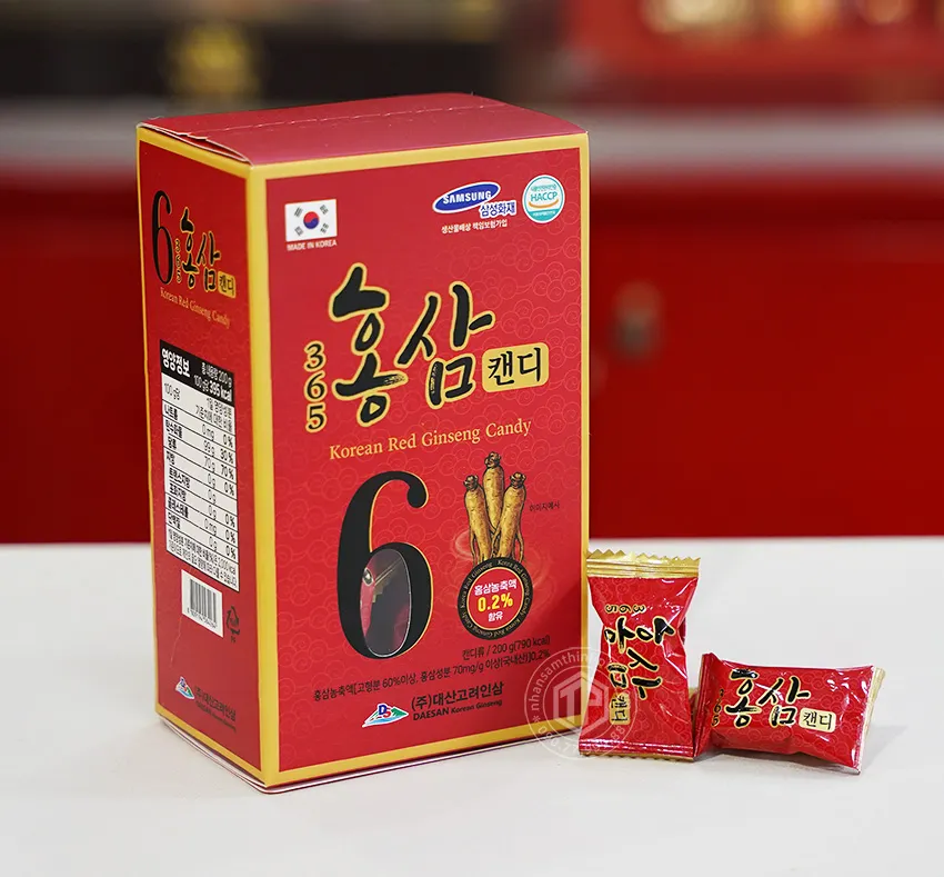 Kẹo hồng sâm Hàn Quốc hộp 200g