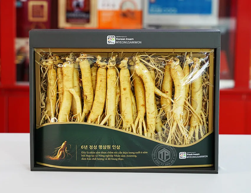 Nhân sâm tươi Hàn Quốc loại 1 nhập khẩu kg 20 củ