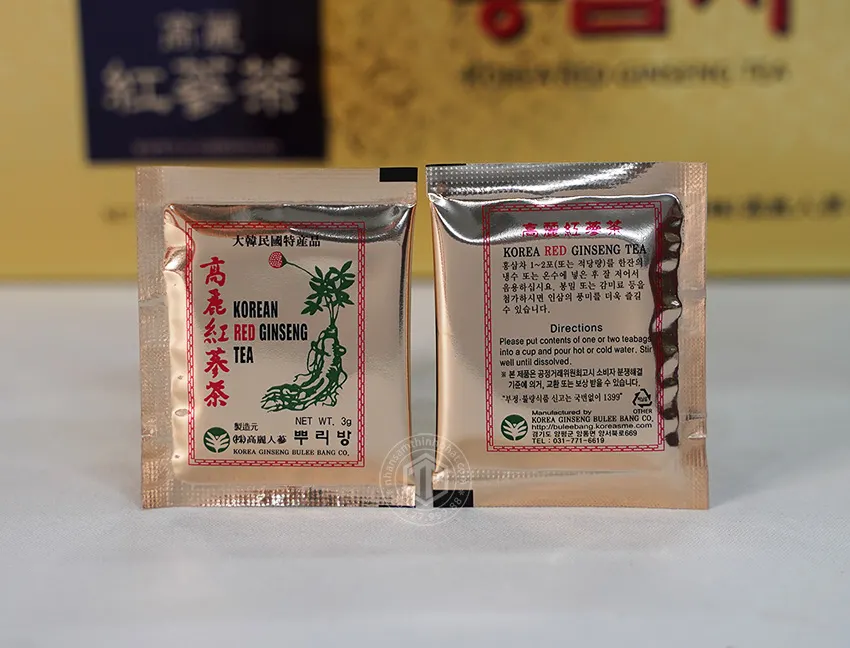 Trà Hồng Sâm Hàn Quốc Korean Red Ginseng 100 gói x 3g