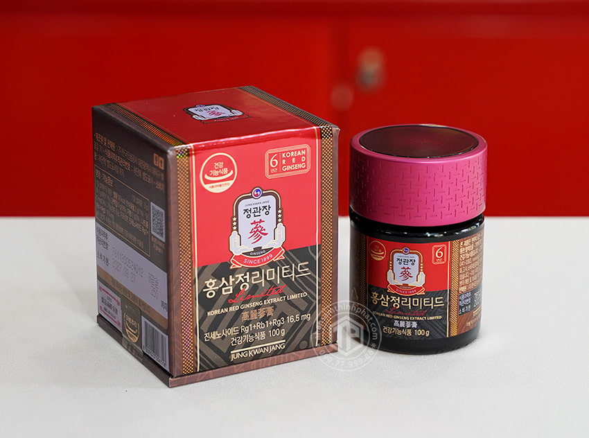 Cao địa sâm Chính phủ Hàn Quốc tinh chất cao hồng sâm Jung Kwan Jang KGC thượng hạng lọ 100g