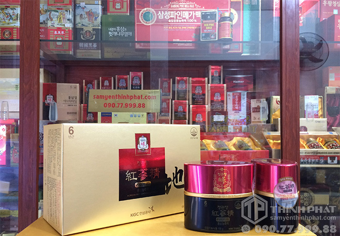 Cao địa sâm Hàn Quốc tinh chất cao hồng sâm Cheong Kwan Jang KGC thượng hạng hộp quà tặng 3 lọ x 100g