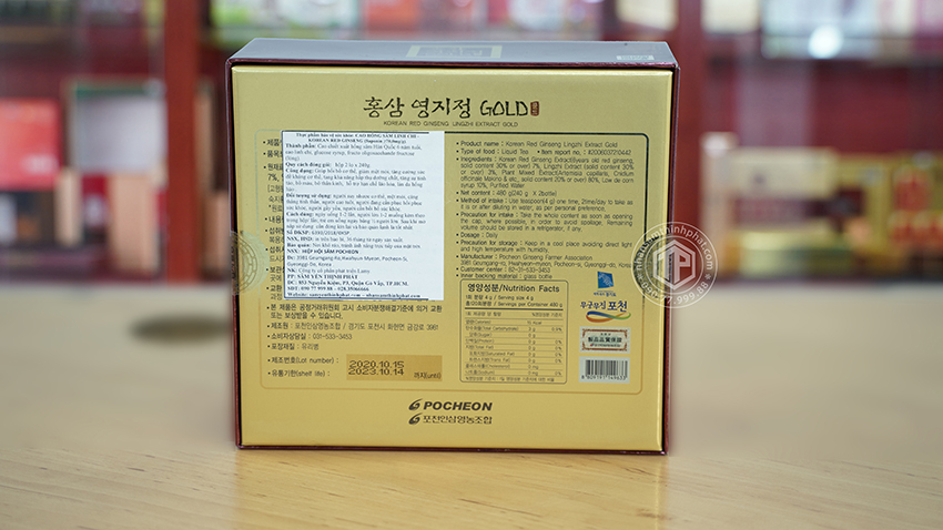 Cao hồng sâm linh chi Pocheon chính hãng Hàn Quốc