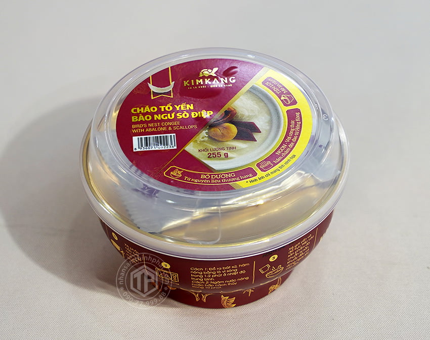 Cháo tổ yến bào ngư sò điệp hộp 6 chén x 255g