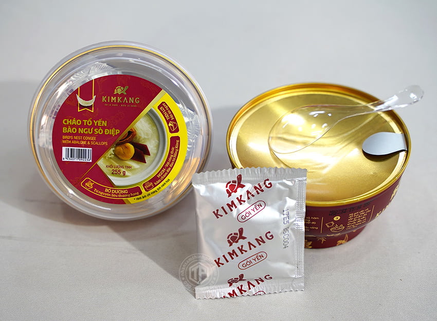 Cháo tổ yến bào ngư sò điệp hộp 6 chén x 255g