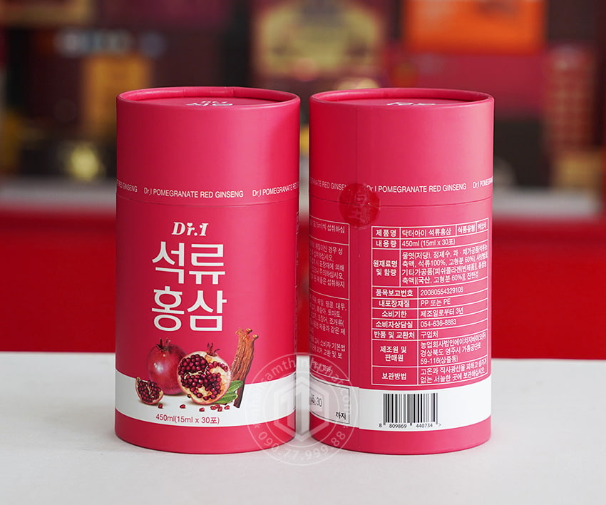 Nước Chiết Xuất Hồng Sâm Collagen Lựu Hàn Quốc Dr.I Pomegranate Red Ginseng 30 Gói x 15ml