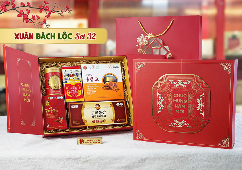 Hộp Quà Xuân Bách Lộc - Set 32