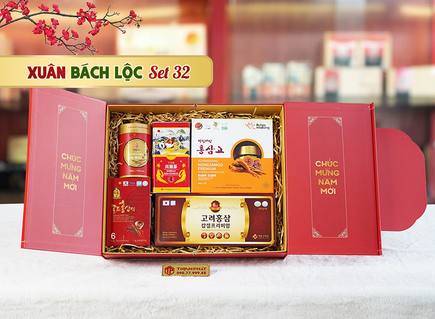 Hộp Quà Xuân Bách Lộc - Set 32