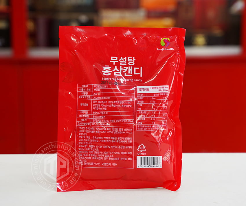 Kẹo sâm Hàn Quốc không đường 200g