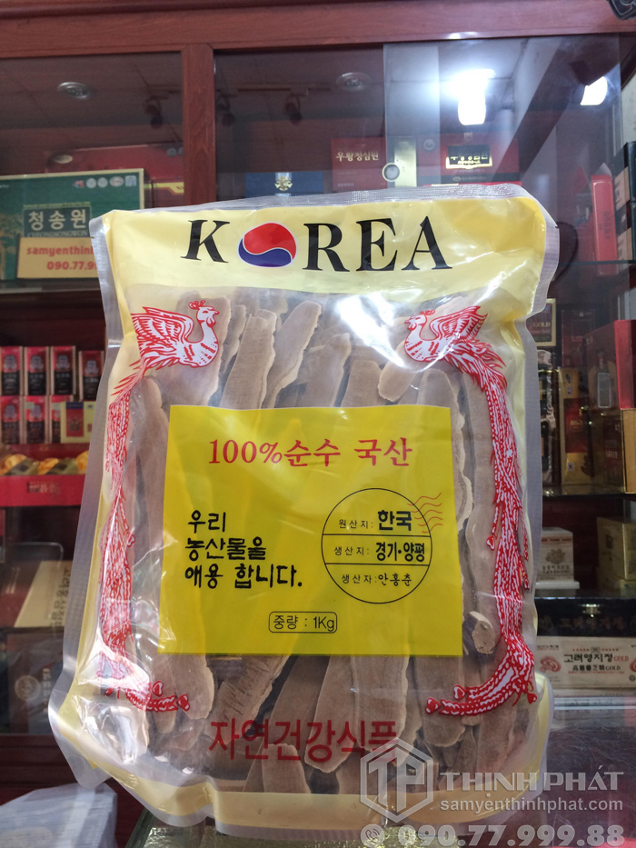Nấm linh chi đỏ Hàn Quốc thái lát 1kg