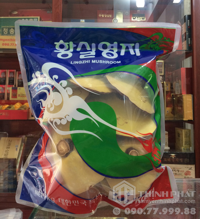 Nấm linh chi vàng thơm Hàn Quốc 1 kg