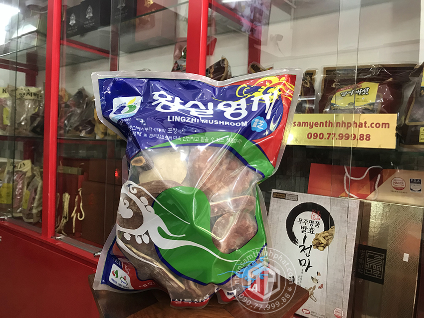 Nấm linh chi vàng thơm Hàn Quốc loại 1 - 1kg