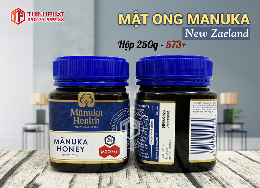 Mật ong Manuka New Zealand 573+ lọ 250g