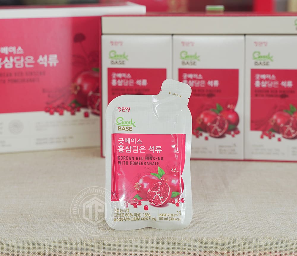 Nước hồng sâm lựu đỏ GoodBase KGC 30 gói x 50 ml
