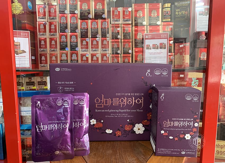 Nước hồng sâm cao cấp cho nữ KGS Hàn Quốc