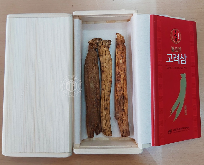 Hồng sâm củ khô 6 năm tuổi 37,5g hộp thiếc chính hãng Daedong Hàn Quốc