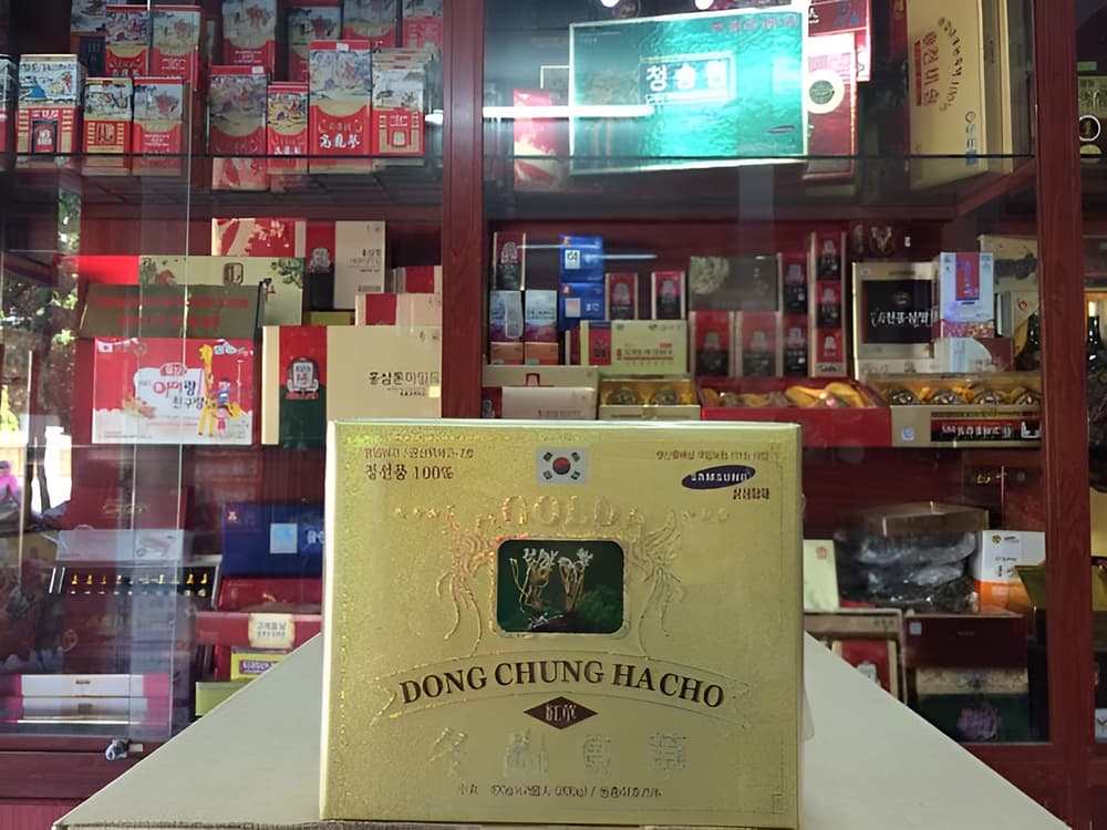 Viên đông trùng hạ thảo Hàn Quốc viên nén hộp 2 lọ x 100g