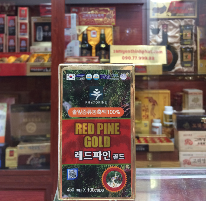 Viên tinh dầu thông đỏ Hàn Quốc Red Pine Gold 100 viên