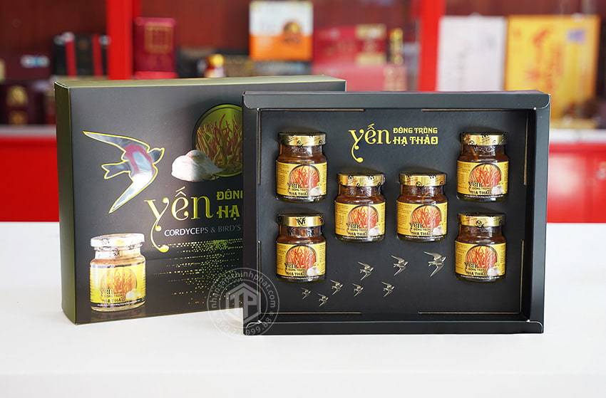 Yến đông trùng hạ thảo có đường hộp 6 lọ