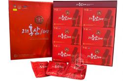 Nước hồng sâm không đường Bio Apgold Hàn Quốc hộp 30 gói x 70 ml